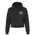WOMENS BLACK CROP HOODIE 4 - HONOR SOLDIERS & VETERANS