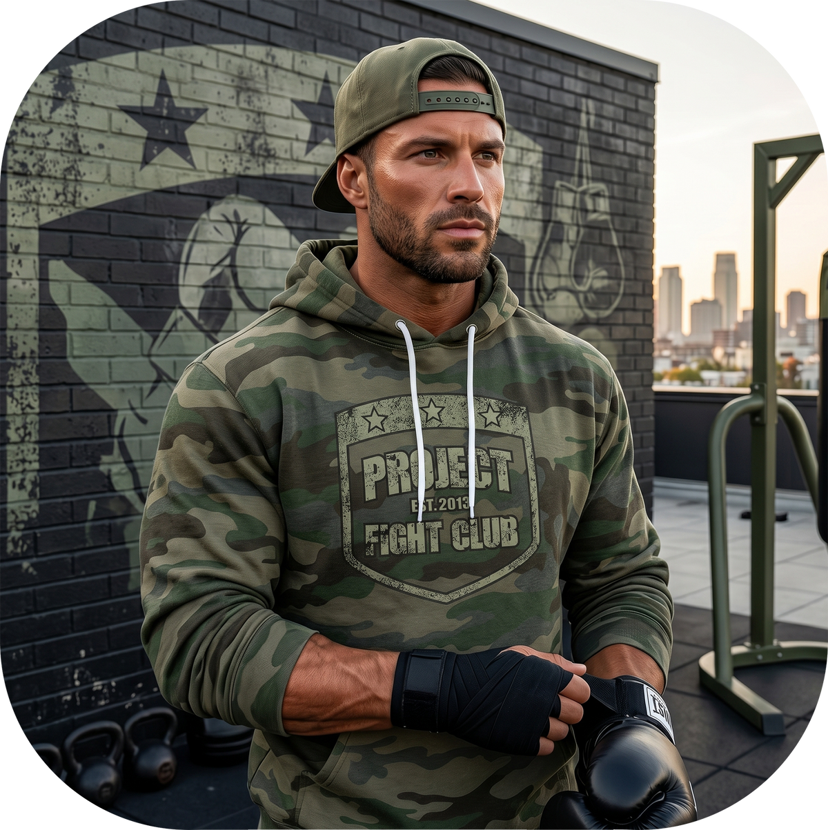 ARMY CAMO LIGHTWEIGHT HOODIE - HONOR SOLDIERS & VETERANS