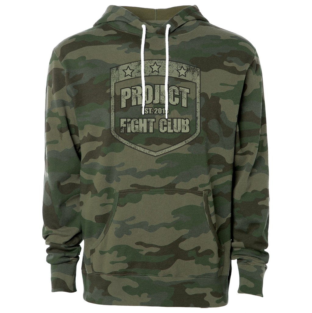 ARMY CAMO LIGHTWEIGHT HOODIE - HONOR SOLDIERS & VETERANS
