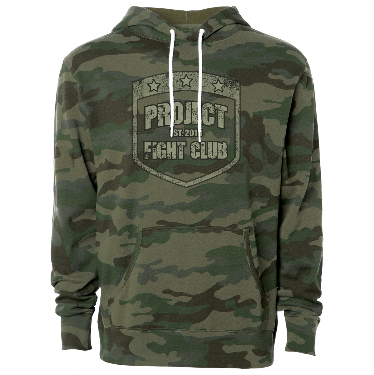 ARMY CAMO LIGHTWEIGHT HOODIE - HONOR SOLDIERS & VETERANS