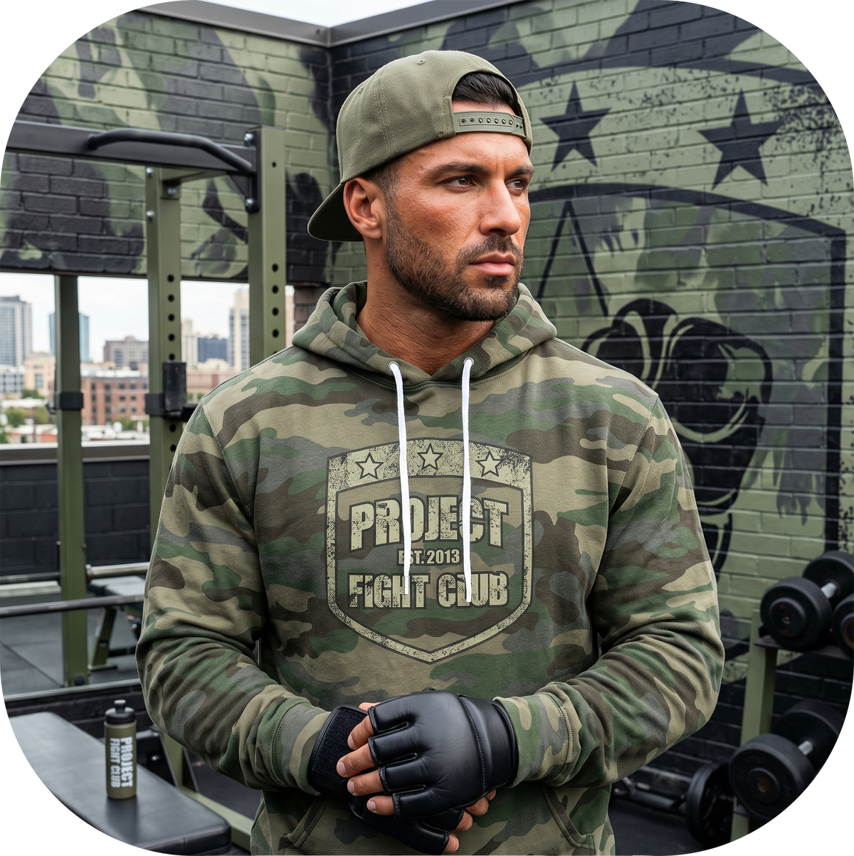 ARMY CAMO LIGHTWEIGHT HOODIE - HONOR SOLDIERS & VETERANS