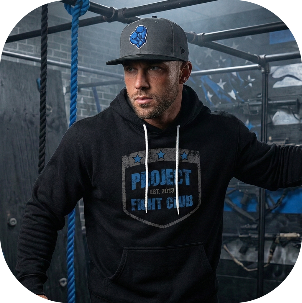 BLACK LIGHTWEIGHT HOODIE #2 - SUPPORT POLICE