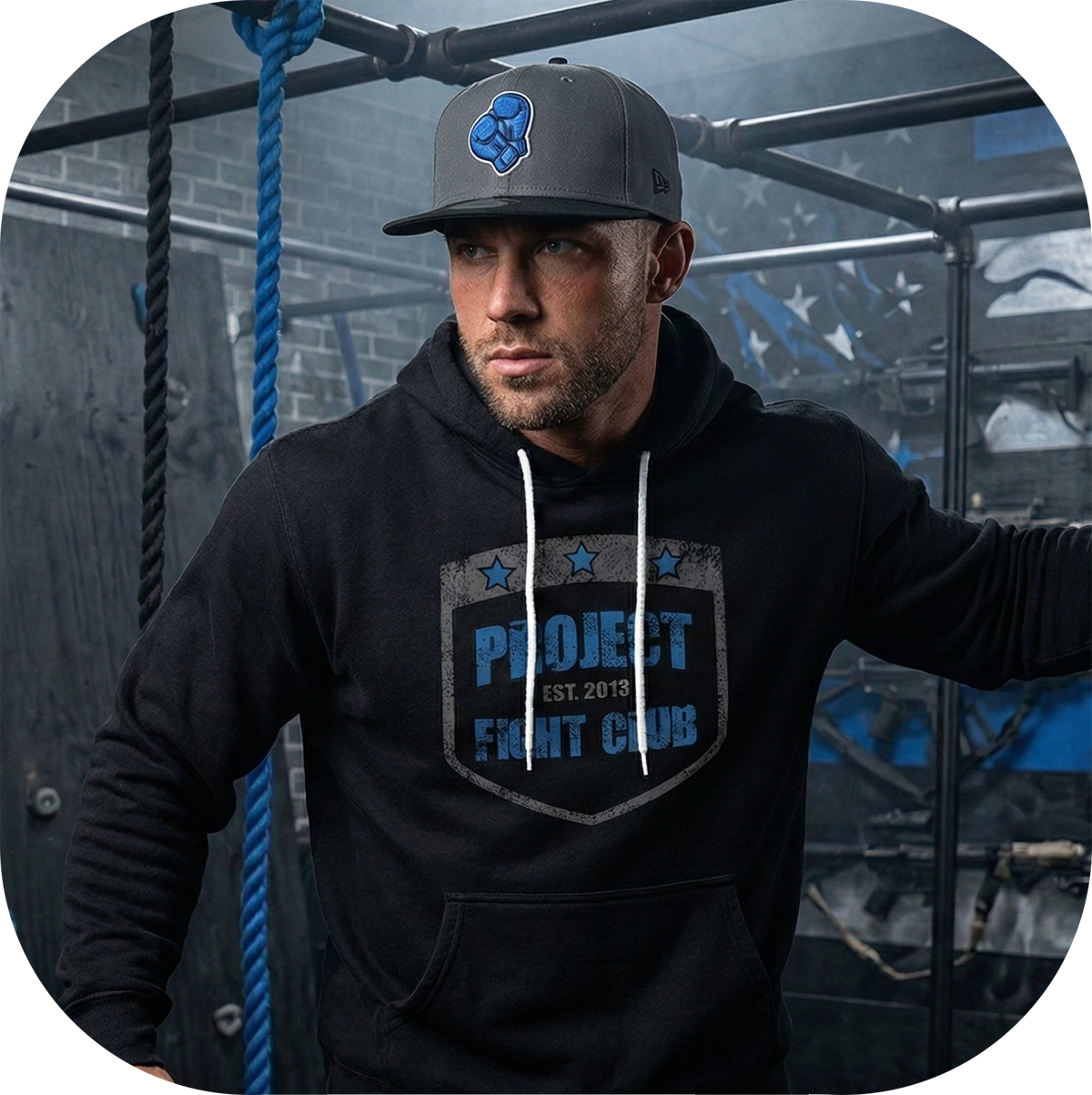 BLACK LIGHTWEIGHT HOODIE #2 - SUPPORT POLICE