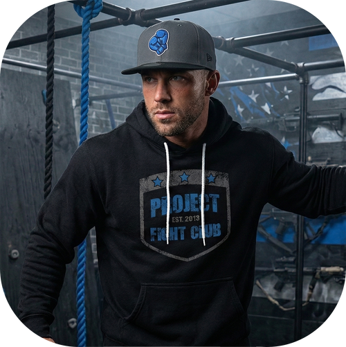 BLACK LIGHTWEIGHT HOODIE #2 - SUPPORT POLICE
