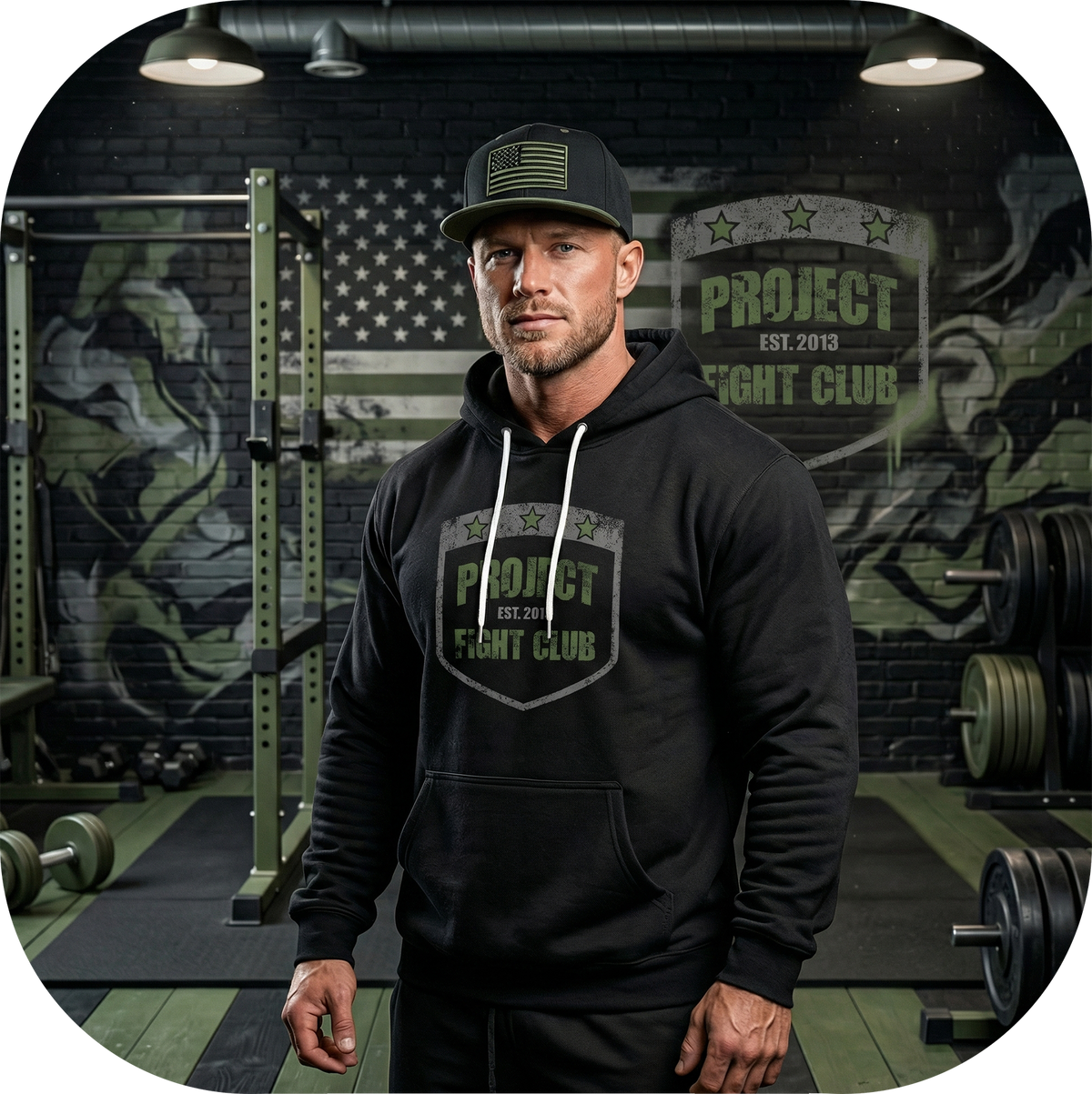 BLACK LIGHTWEIGHT HOODIE - HONOR SOLDIERS & VETERANS