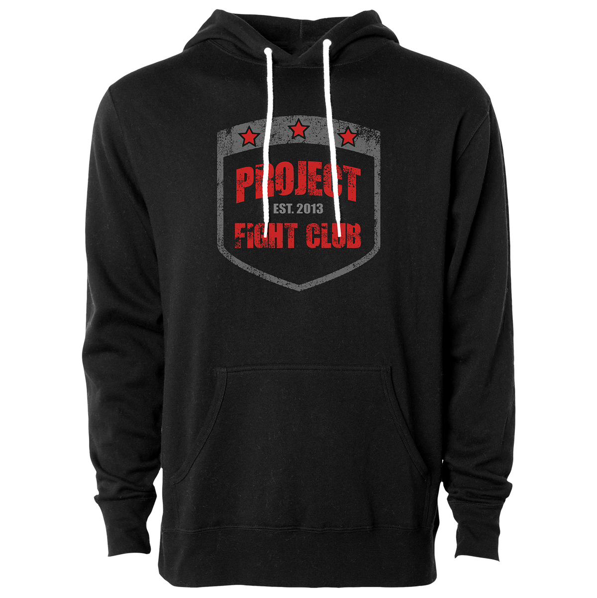 BLACK LIGHTWEIGHT HOODIE 2 - HONOR FIREFIGHTERS & EMTs