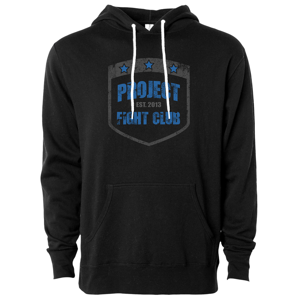BLACK LIGHTWEIGHT HOODIE #2 - SUPPORT POLICE
