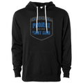 BLACK LIGHTWEIGHT HOODIE #2 - SUPPORT POLICE