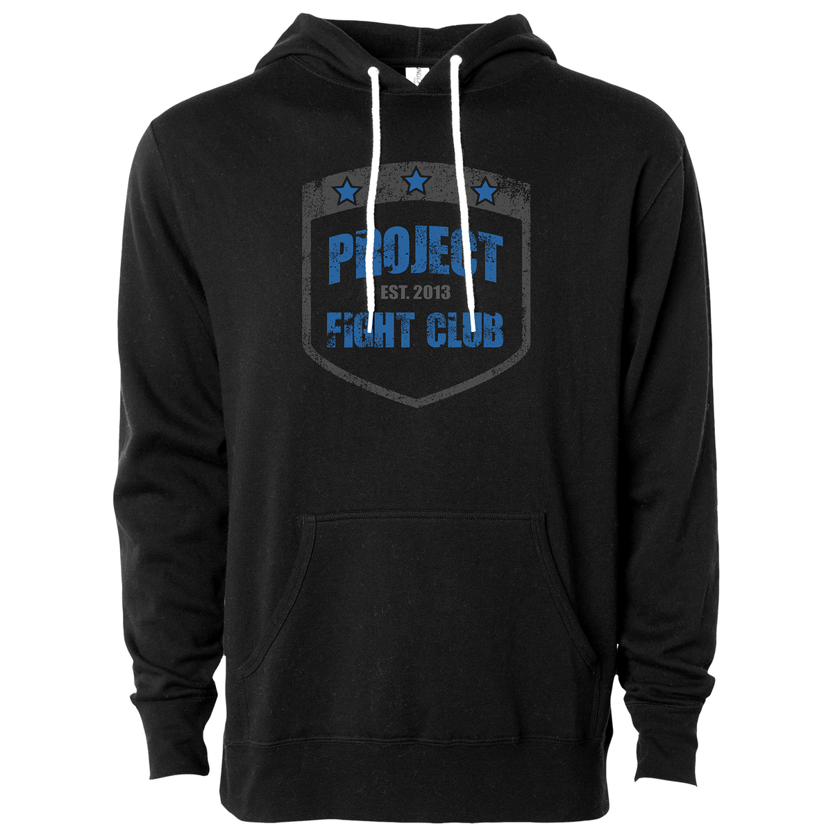 BLACK LIGHTWEIGHT HOODIE #2 - SUPPORT POLICE