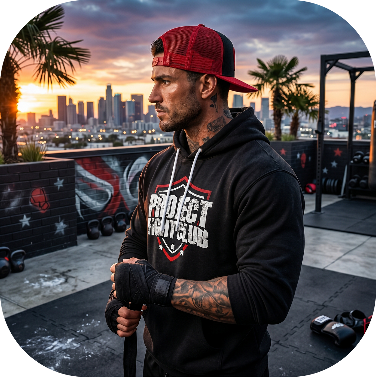 BLACK LIGHTWEIGHT HOODIE 3 - HONOR FIREFIGHTERS & EMTs