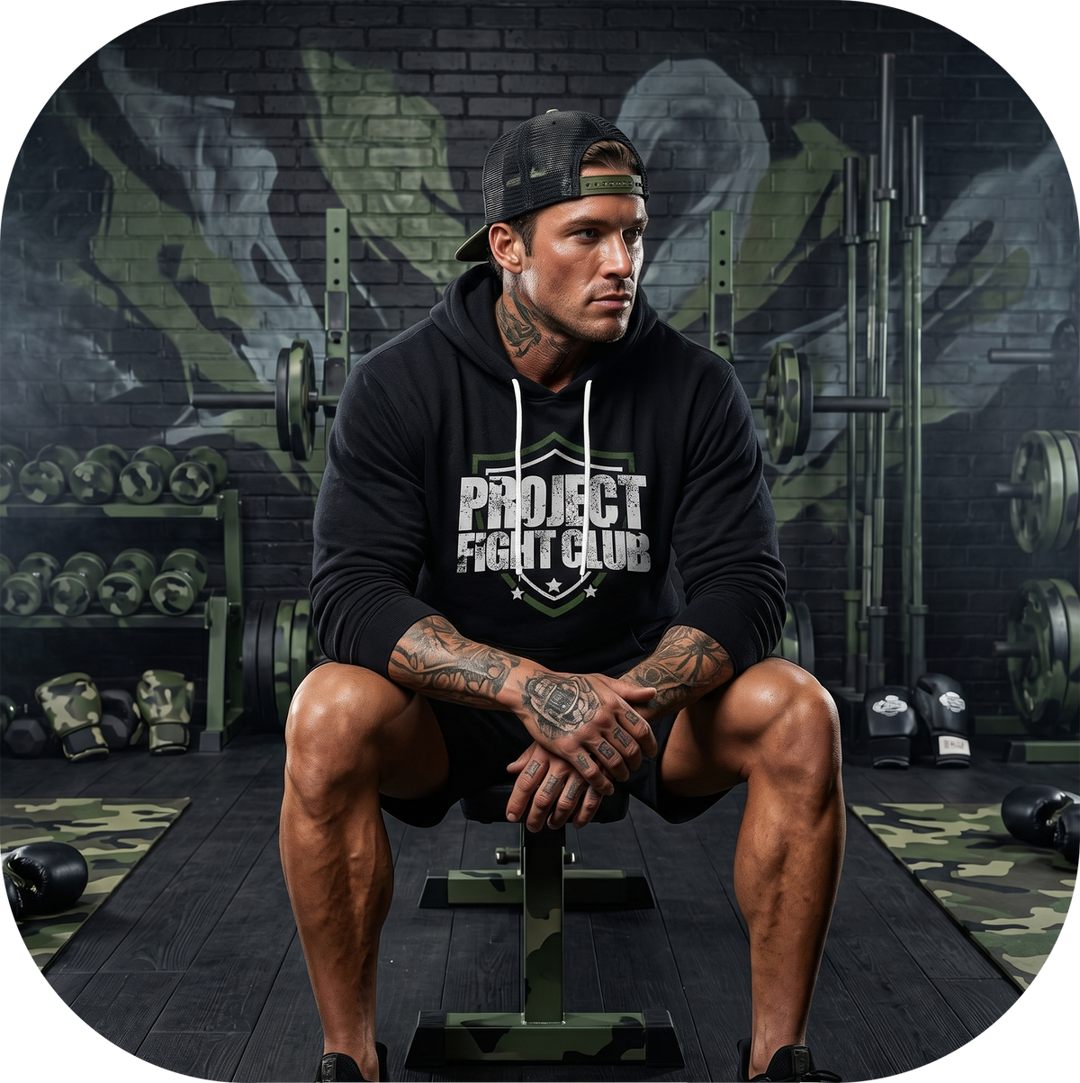 BLACK LIGHTWEIGHT HOODIE 3 - HONOR SOLDIERS & VETERANS