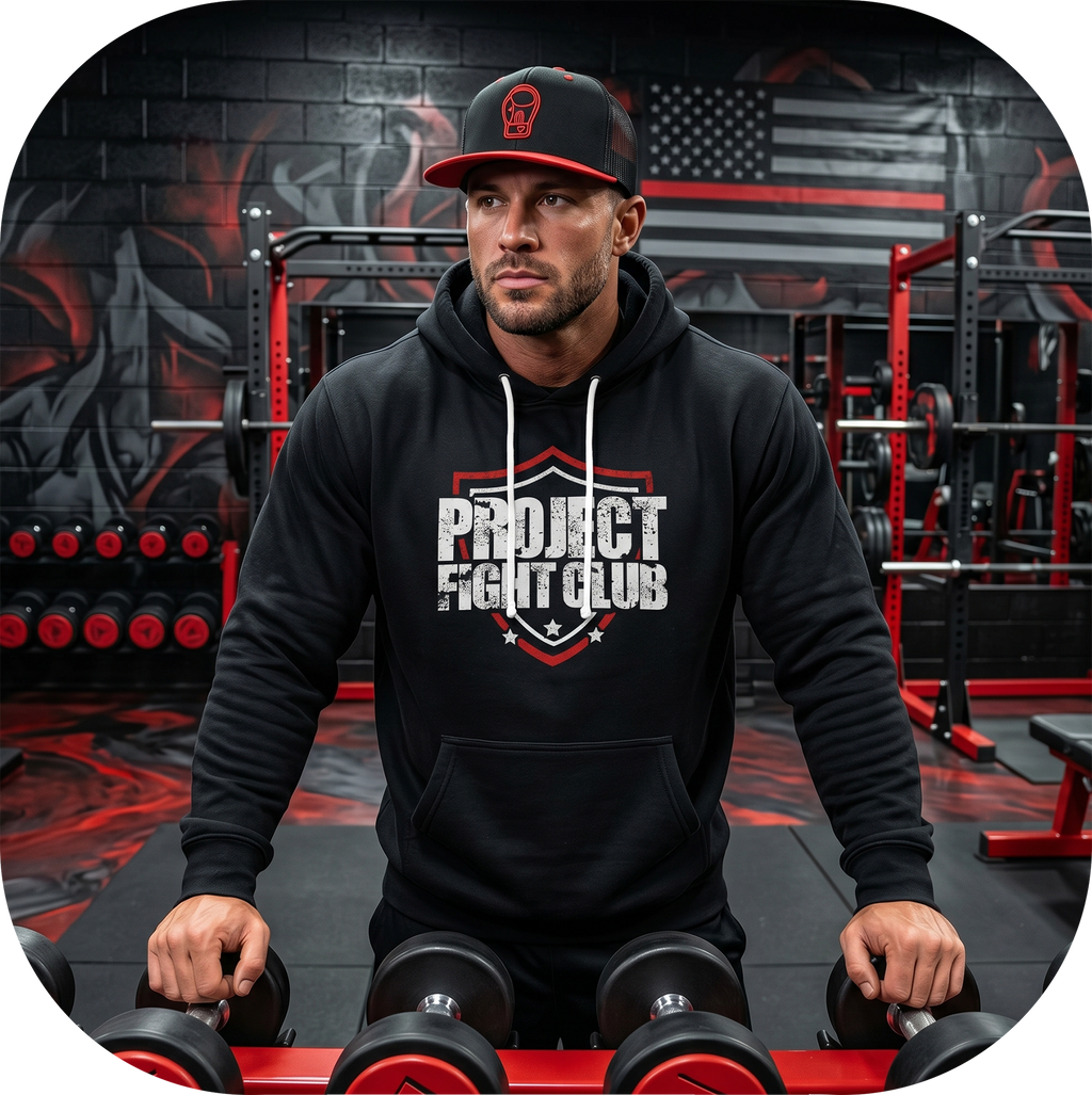 BLACK LIGHTWEIGHT HOODIE 3 - HONOR FIREFIGHTERS & EMTs