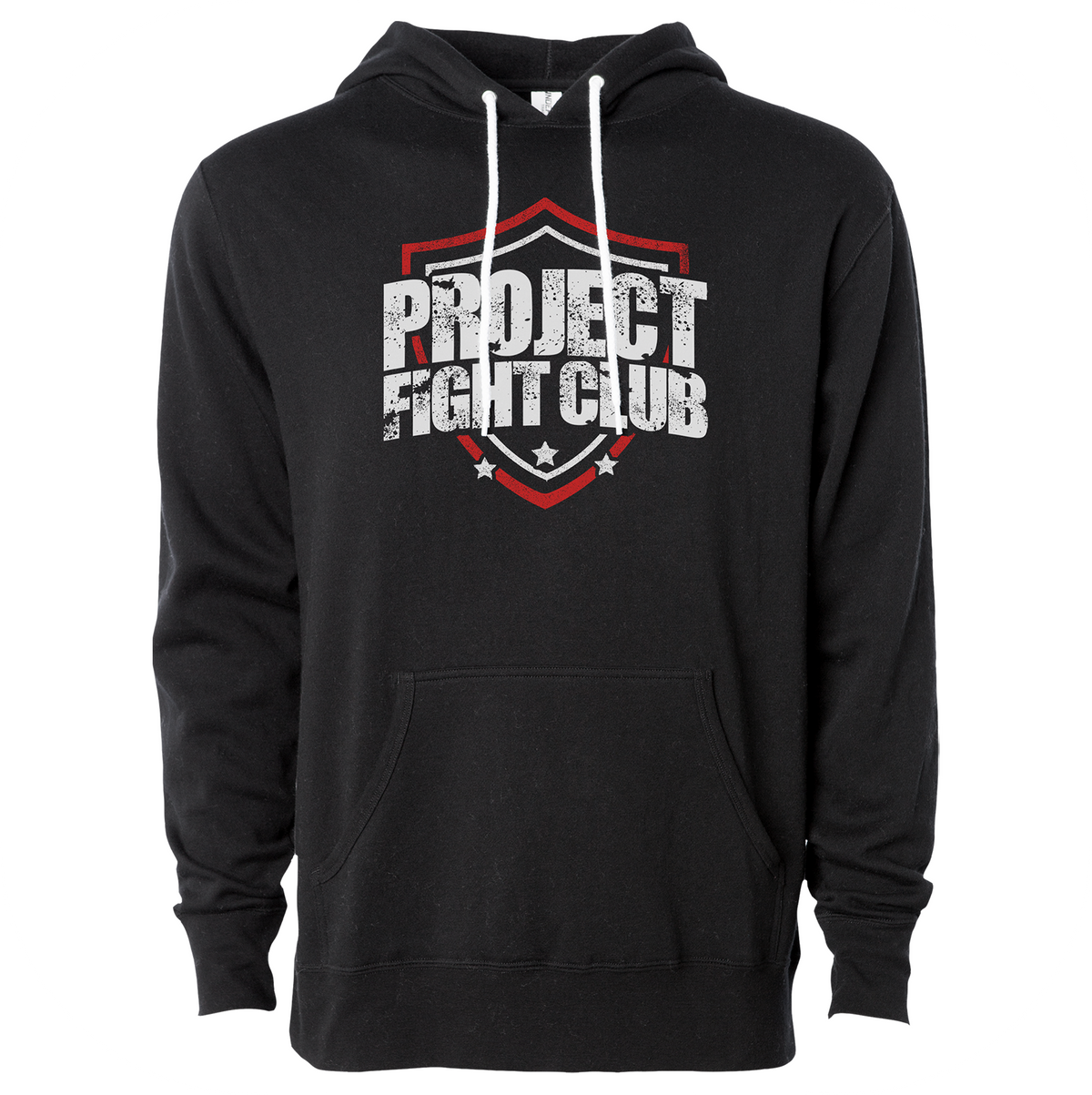 BLACK LIGHTWEIGHT HOODIE 3 - HONOR FIREFIGHTERS & EMTs