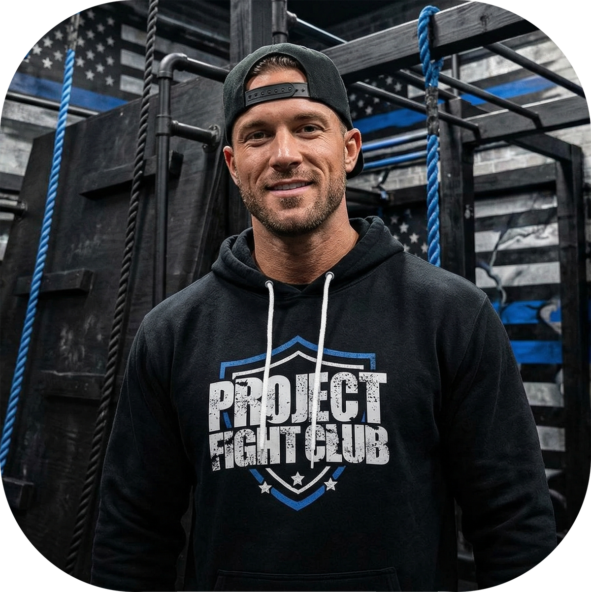 BLACK LIGHTWEIGHT HOODIE #3 - SUPPORT POLICE