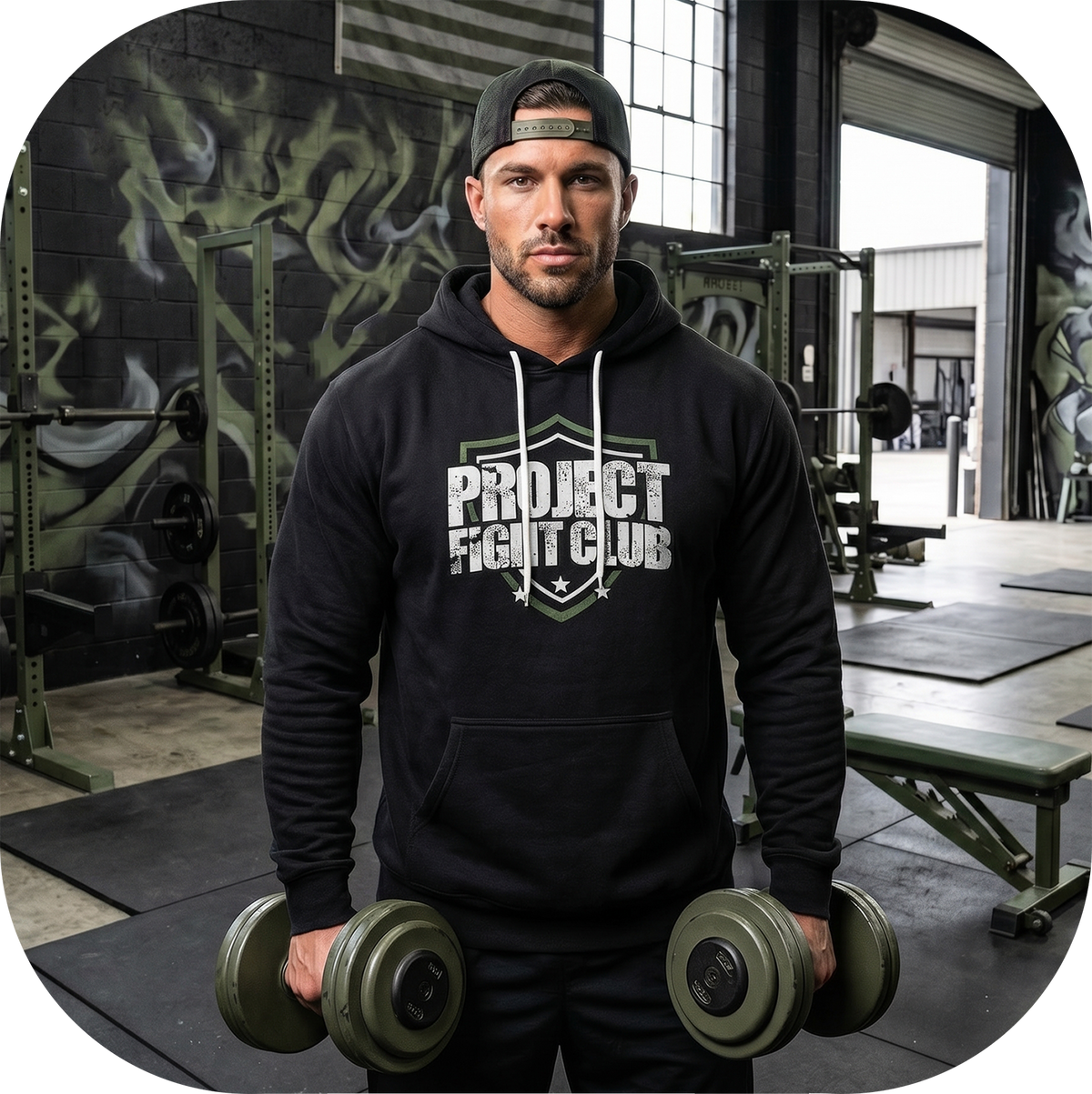 BLACK LIGHTWEIGHT HOODIE 3 - HONOR SOLDIERS & VETERANS