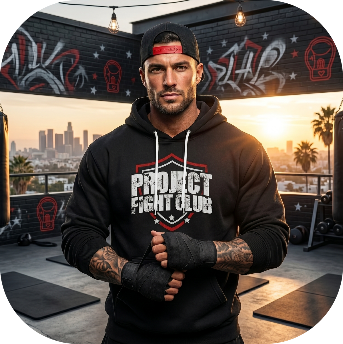 BLACK LIGHTWEIGHT HOODIE 3 - HONOR FIREFIGHTERS & EMTs