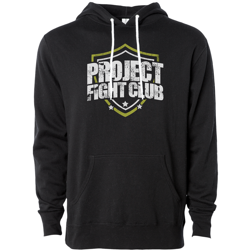 BLACK LIGHTWEIGHT HOODIE #3 - SPREAD CHRISTIANITY