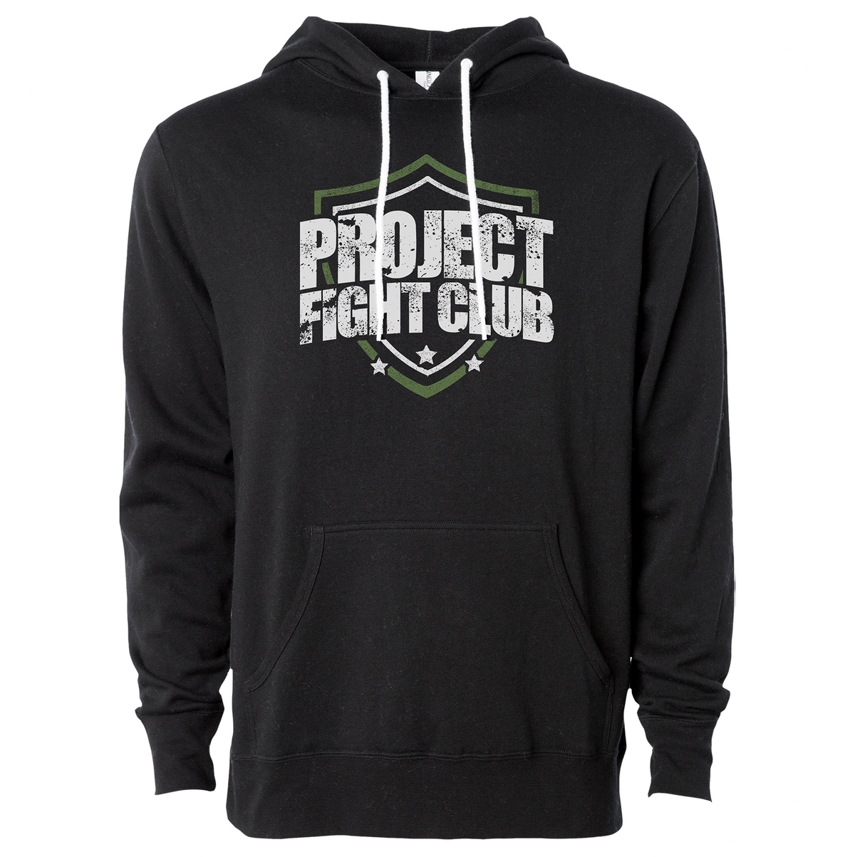 BLACK LIGHTWEIGHT HOODIE 3 - HONOR SOLDIERS & VETERANS