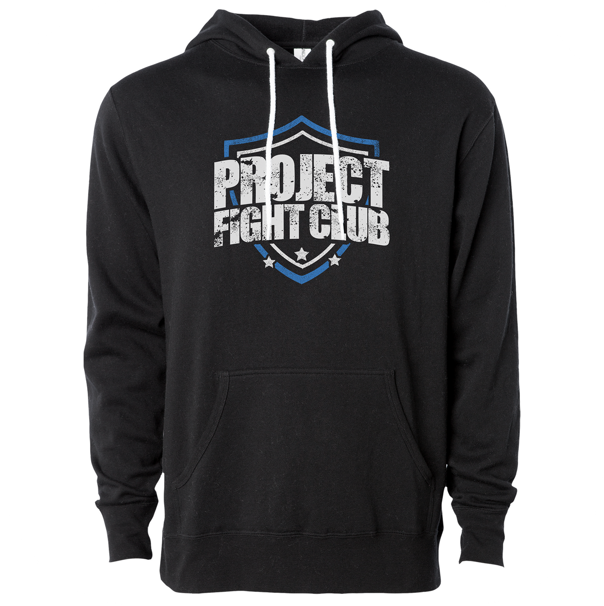 BLACK LIGHTWEIGHT HOODIE #3 - SUPPORT POLICE
