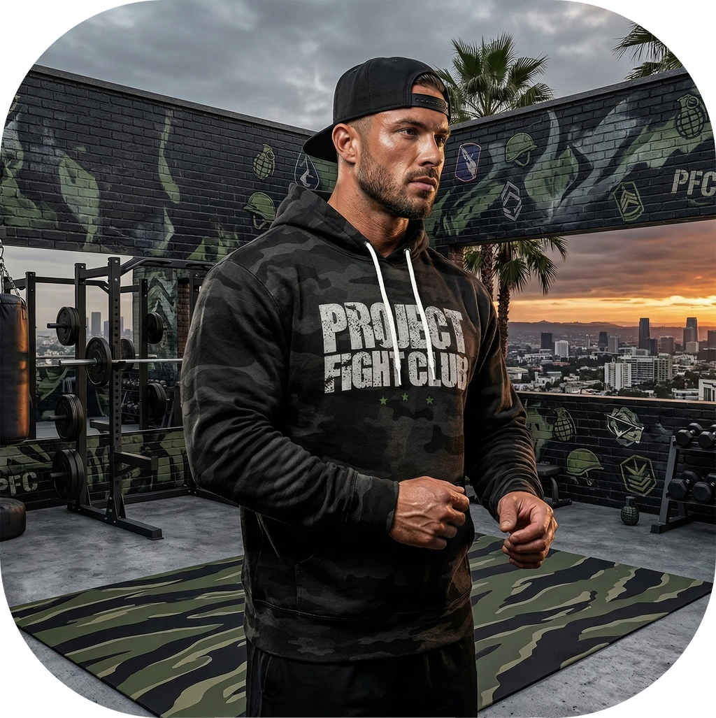 BLACK CAMO LIGHTWEIGHT HOODIE - HONOR SOLDIERS & VETERANS