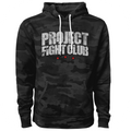BLACK CAMO LIGHTWEIGHT HOODIE - HONOR FIREFIGHTERS & EMTs