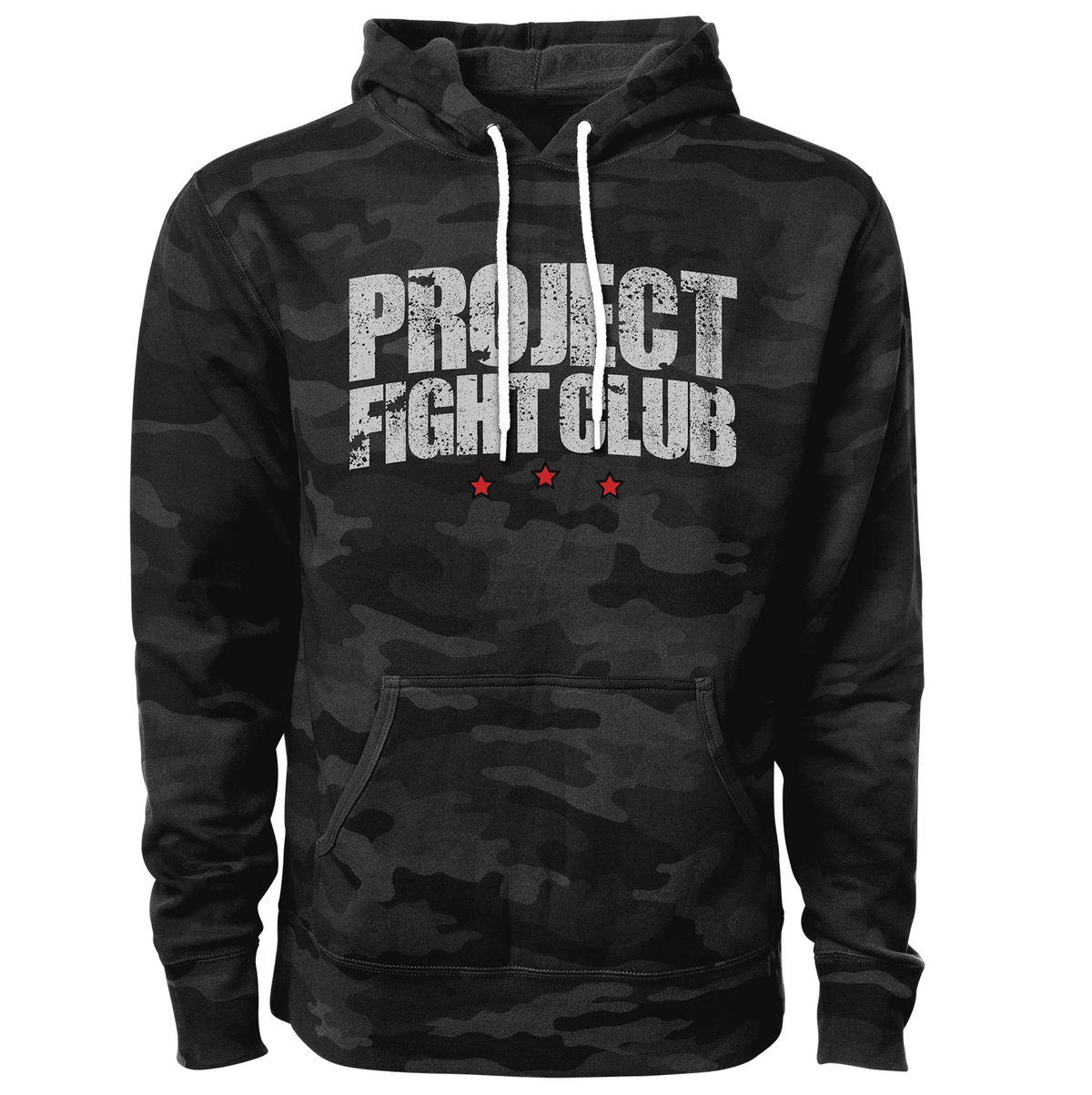 BLACK CAMO LIGHTWEIGHT HOODIE - HONOR FIREFIGHTERS & EMTs