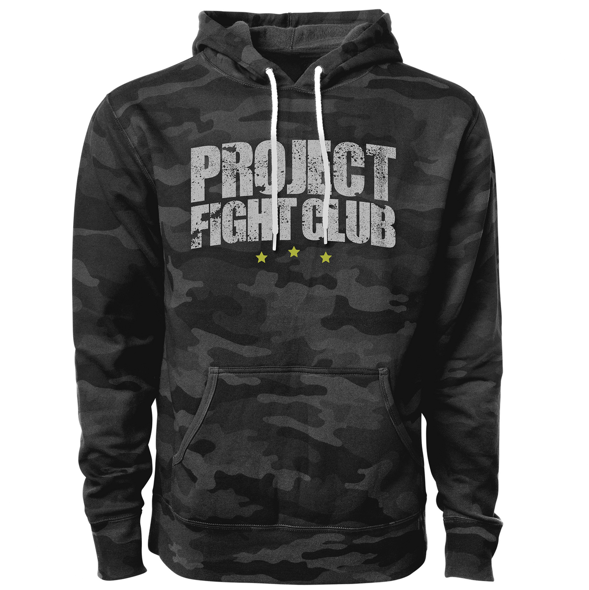 BLACK CAMO LIGHTWEIGHT HOODIE - SPREAD CHRISTIANITY