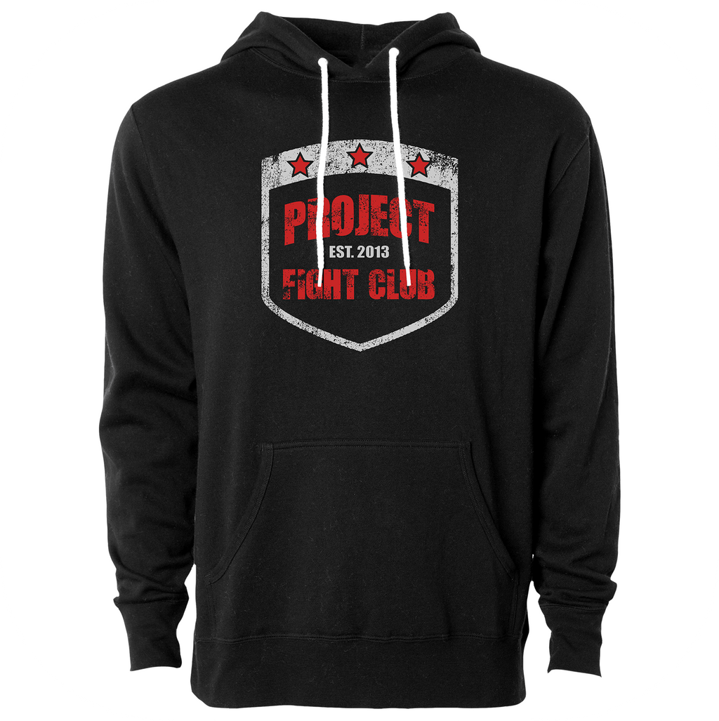 BLACK LIGHTWEIGHT HOODIE - HONOR FIREFIGHTERS & EMTs
