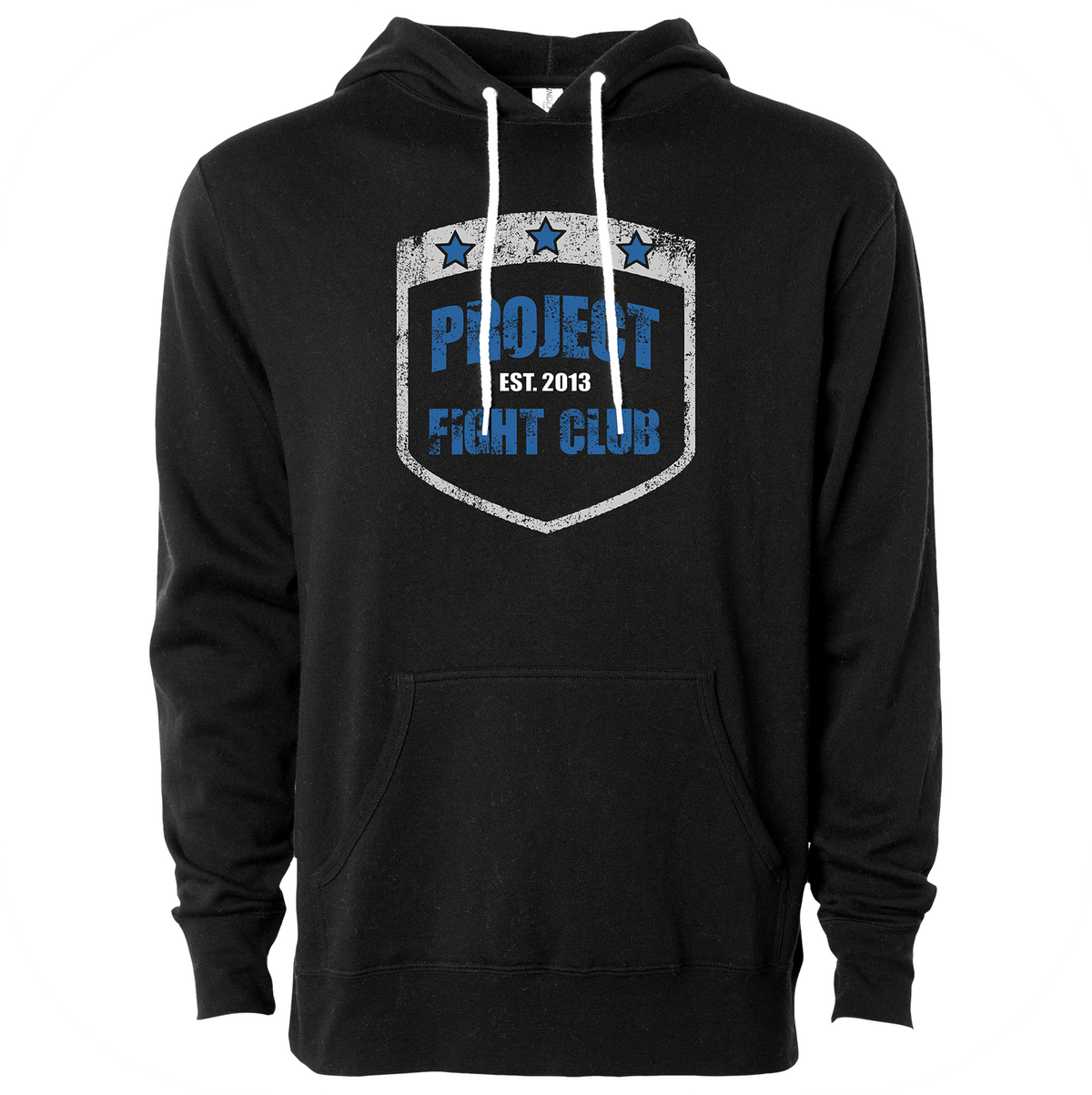 BLACK LIGHTWEIGHT HOODIE - SUPPORT POLICE