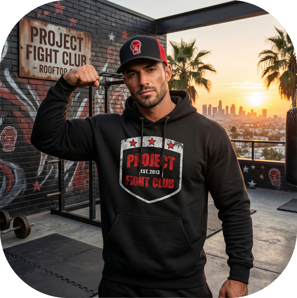 BLACK LIGHTWEIGHT HOODIE - HONOR FIREFIGHTERS & EMTs