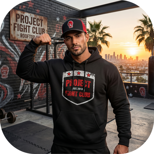 BLACK LIGHTWEIGHT HOODIE - HONOR FIREFIGHTERS & EMTs