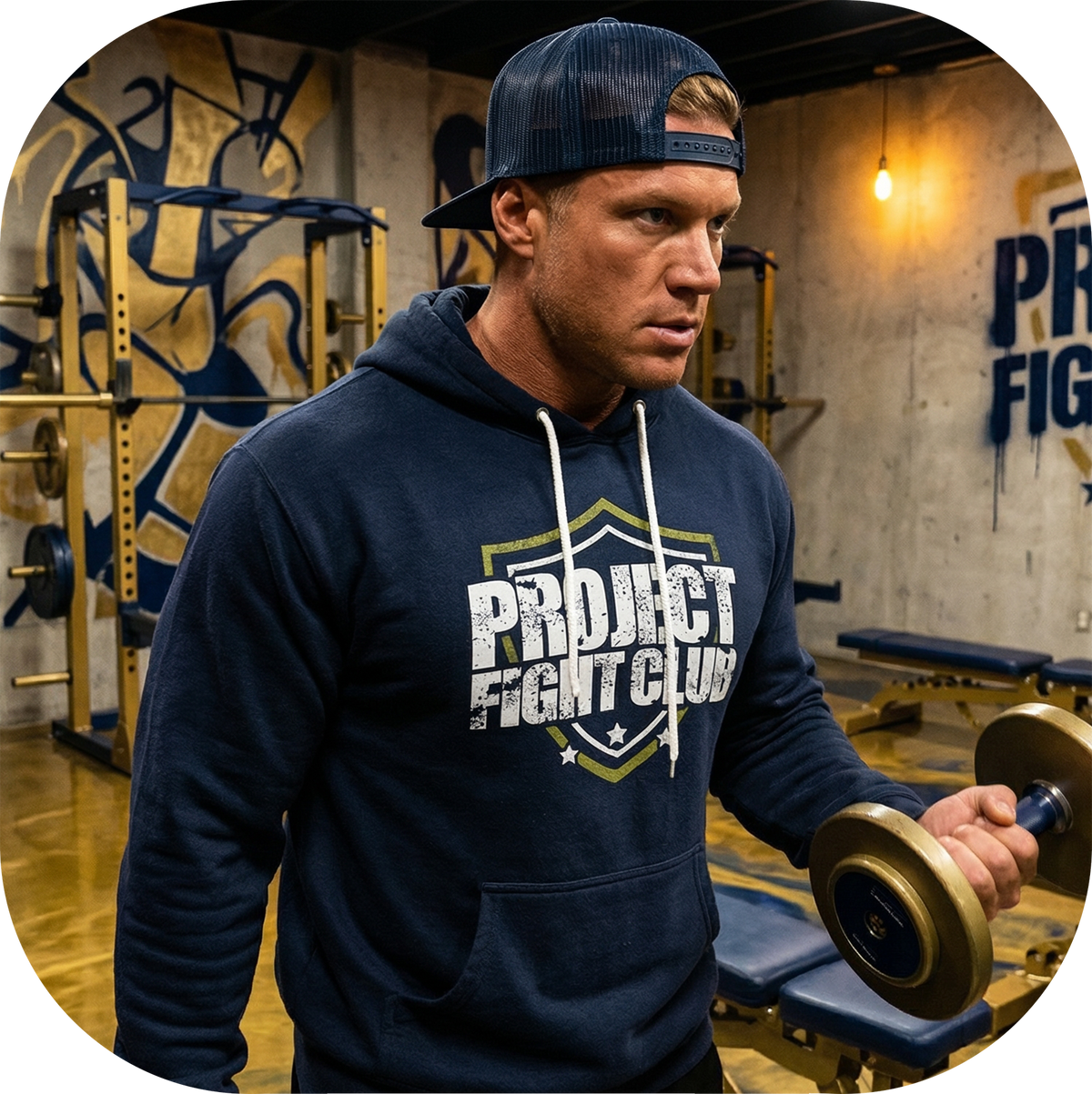 NAVY LIGHTWEIGHT HOODIE - SPREAD CHRISTIANITY