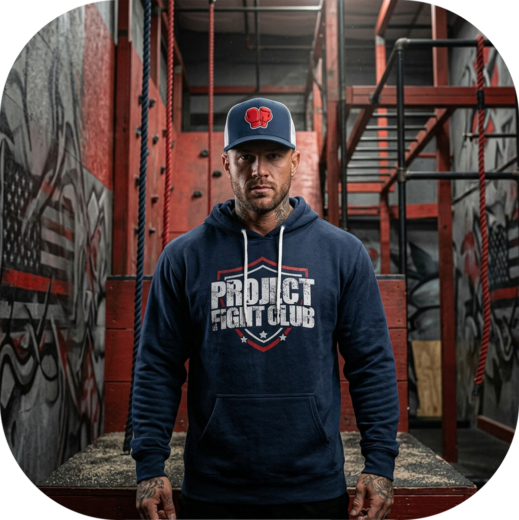 NAVY LIGHTWEIGHT HOODIE - HONOR FIREFIGHTERS & EMTs