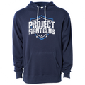NAVY LIGHTWEIGHT HOODIE - SUPPORT POLICE