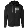 BLACK LIGHTWEIGHT ZIP HOODIE - HONOR SOLDIERS & VETERANS