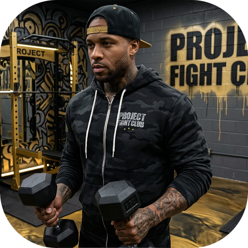 BLACK CAMO LIGHTWEIGHT ZIP HOODIE - SPREAD CHRISTIANITY