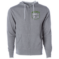 GREY LIGHTWEIGHT ZIP HOODIE 2 - HONOR SOLDIERS & VETERANS