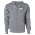 GREY LIGHTWEIGHT ZIP HOODIE - HONOR SOLDIERS & VETERANS