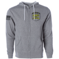 GREY LIGHTWEIGHT ZIP HOODIE - SPREAD CHRISTIANITY