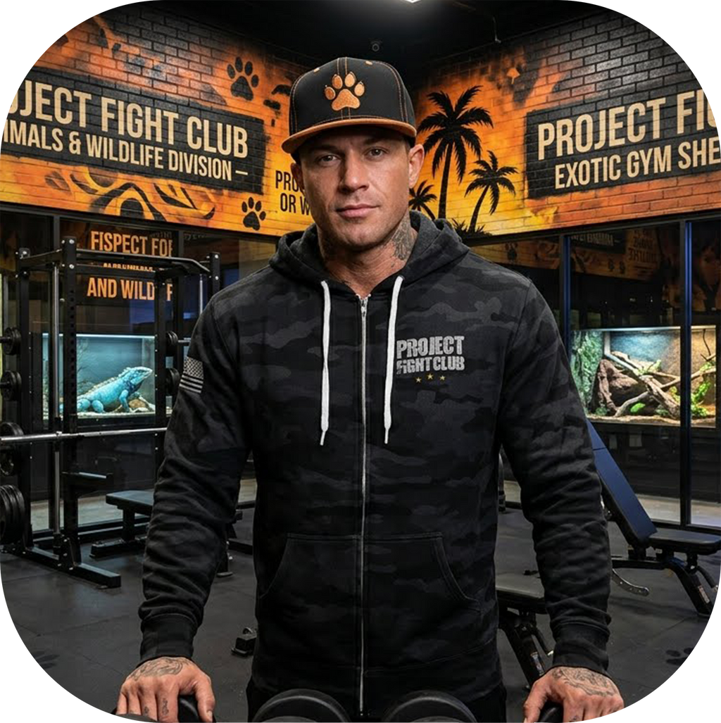 BLACK CAMO LIGHTWEIGHT ZIP HOODIE - PROTECT ANIMALS & WILDLIFE