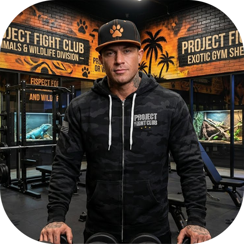 BLACK CAMO LIGHTWEIGHT ZIP HOODIE - PROTECT ANIMALS & WILDLIFE