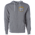 GREY LIGHTWEIGHT ZIP HOODIE - PROTECT ANIMALS & WILDLIFE