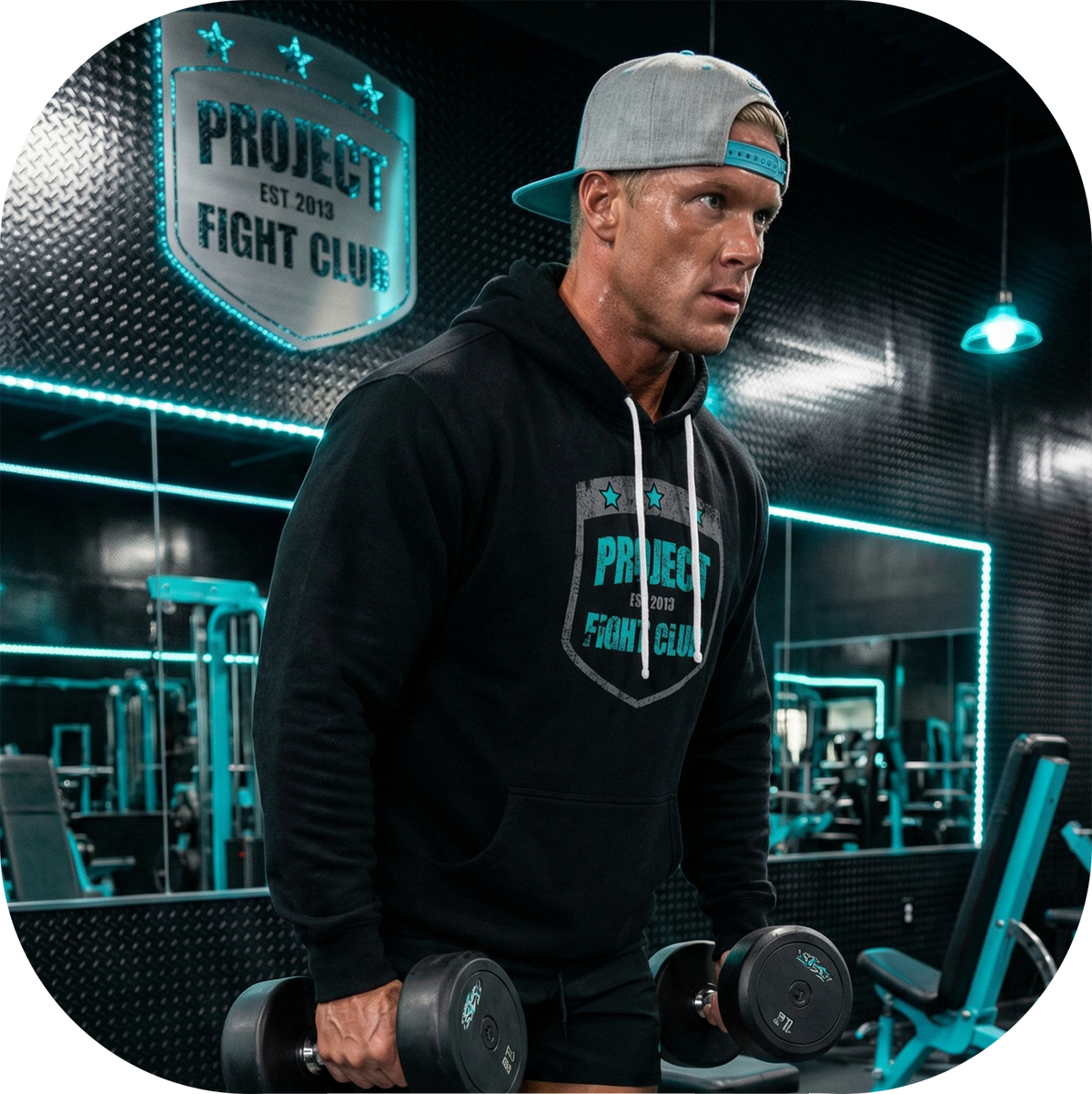 BLACK LIGHTWEIGHT HOODIE #2 - FIGHT ADDICTION