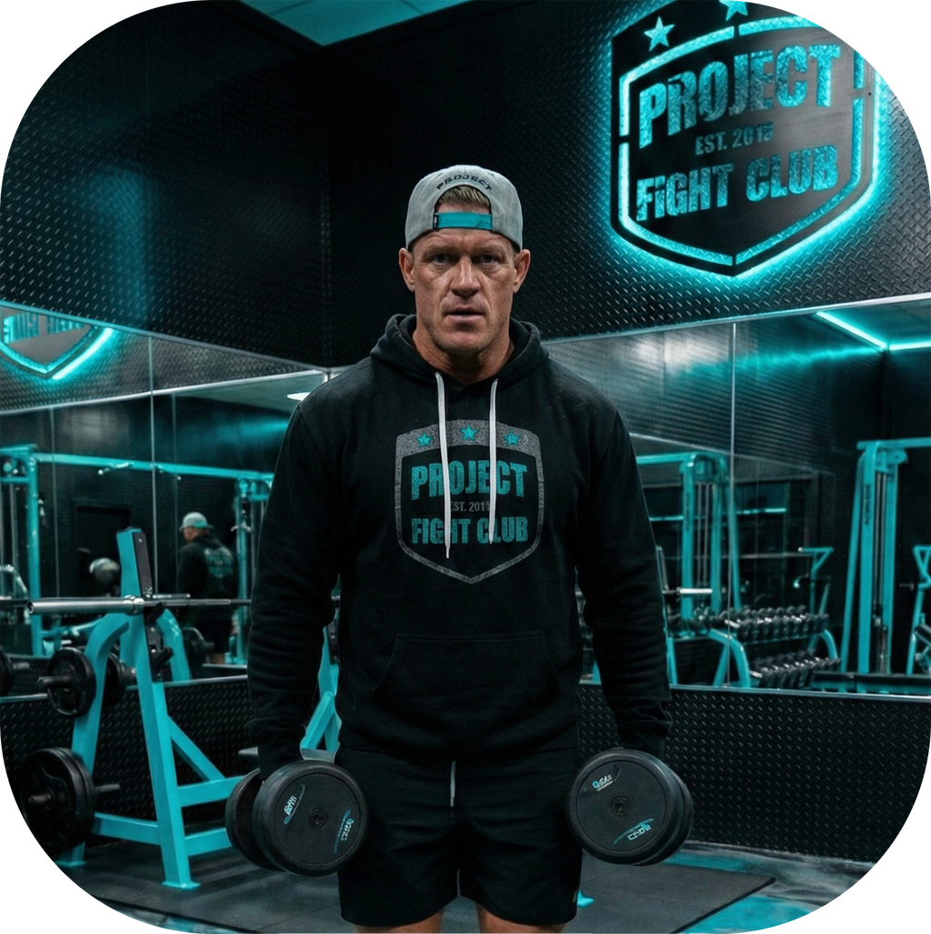 BLACK LIGHTWEIGHT HOODIE #2 - FIGHT ADDICTION