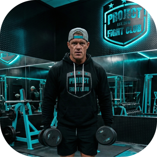 BLACK LIGHTWEIGHT HOODIE #2 - FIGHT ADDICTION