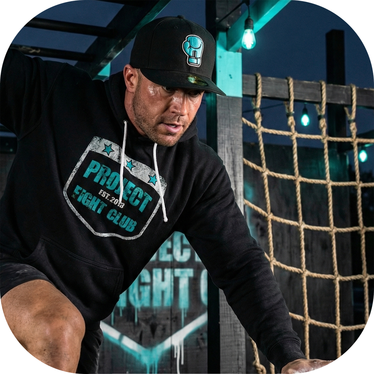 BLACK LIGHTWEIGHT HOODIE - FIGHT ADDICTION