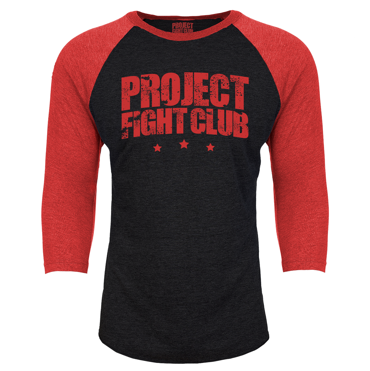 BLACK & RED BASEBALL TEE - HONOR FIREFIGHTERS & EMTs