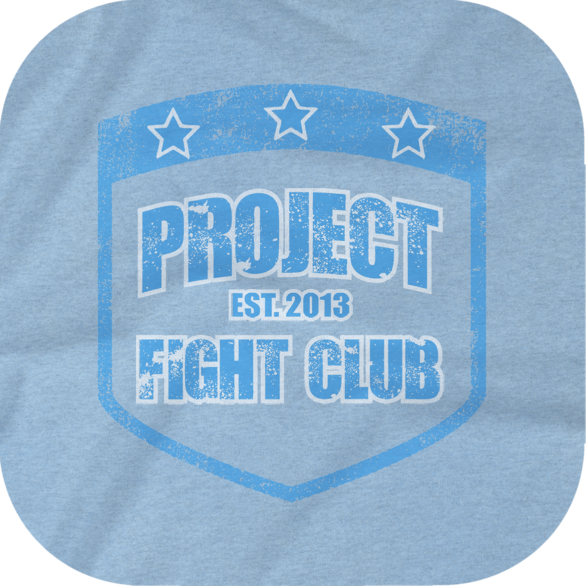 LIGHT BLUE LONG SLEEVE TEE - SUPPORT POLICE