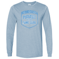 LIGHT BLUE LONG SLEEVE TEE - SUPPORT POLICE