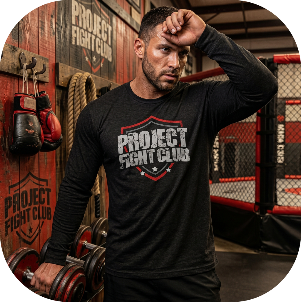 BLACK LONG SLEEVE TEE #2 - HONOR FIREFIGHTERS & EMTs